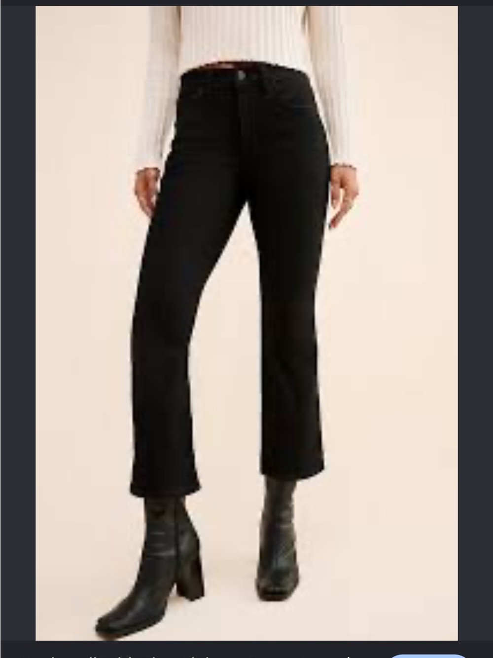 Madewell Kick Out Mid Rise Crop Jeans Size 28